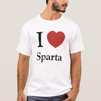 T-shirt I coeur Sparte
