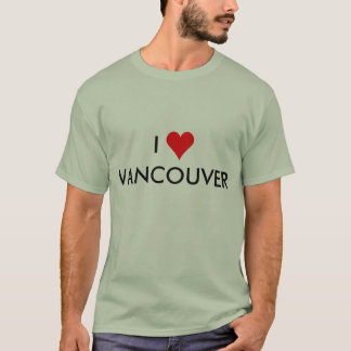 T-shirt i coeur Vancouver
