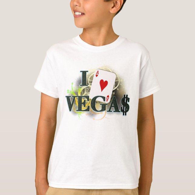 T-shirt I coeur Vegas (Devant)