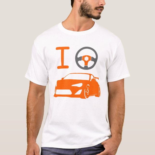 T-shirt I commande (d'amour) - GT86- /version3 (Devant)
