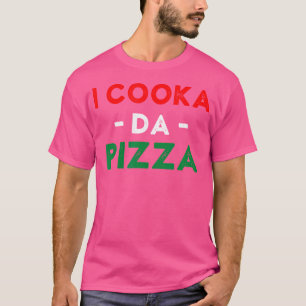 T-shirt I Cooka Da Pizza Funny Italien Mème Italien S