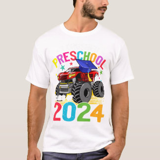 T-shirt I Crushed Preschool Monster Truck Graduation Class