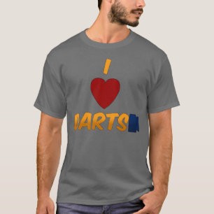 T-shirt I dards de coeur