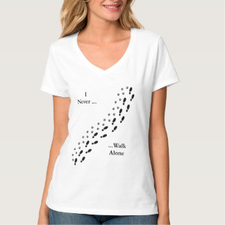 T-shirt I de l'amoureux des chiens ne marchent jamais