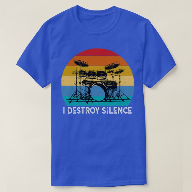 T-shirt I Destroy Silence (Design devant)