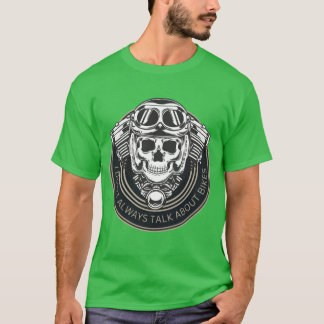 T-shirt I Dont Alwaysalk About Bikes and Cars Garage Fa bo
