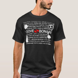 T-shirt I Dove Bonaire Plongée sous-marine