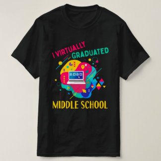 T-shirt I ÉCOLE MOYENNE virtuellement diplômée EN 2020