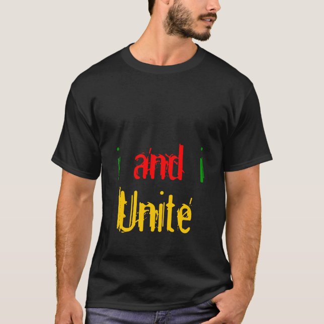 T-shirt I et moi unissent (Devant)
