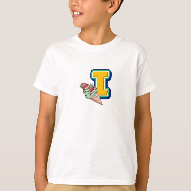 T-shirt I for Ice cream (Devant)