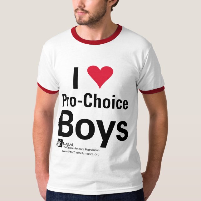 T-shirt I garçons pour l'avortement et l'euthanasie de (Devant)