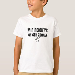 T-shirt I Go Jeu Ordinateur Jouer Jeu Gamer