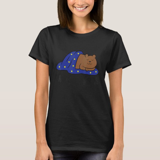 T-shirt I Hate Mornings Sleeping Bear (Devant)