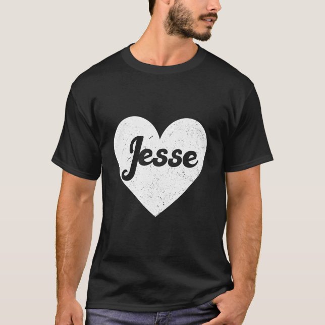 T-shirt I He Jesse First Names And He I Love Jesse (Devant)