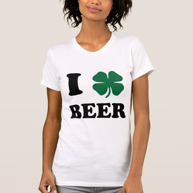 T-shirt I Heart Beer (Devant)