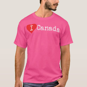 T-shirt I Heart Canada (Love Canada)