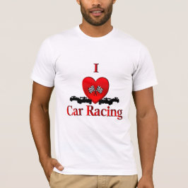 T-shirt I Heart Car Racing