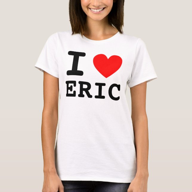 T-shirt I Heart Eric Shirt (Devant)