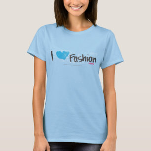 T-shirt I Heart Fashion Aqua