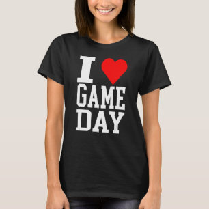 T-shirt I Heart Game Day Love of Football