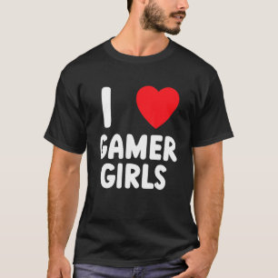 T-shirt I Heart Gamer Girls I Love Gamer Girls 2