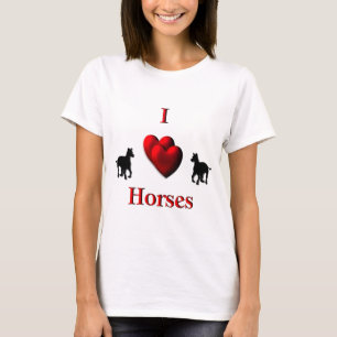T-shirt I Heart Horses