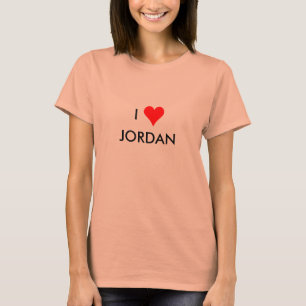 T-shirt i heart jordan