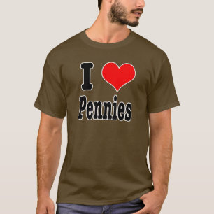 T-shirt I HEART (LOVE) centimes
