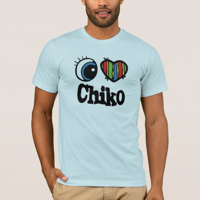 T-shirt I Heart (Love) Chiko (Devant)