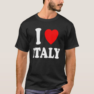 T-shirt I Heart Love Italie Travel Accueil Tourisme Vacanc