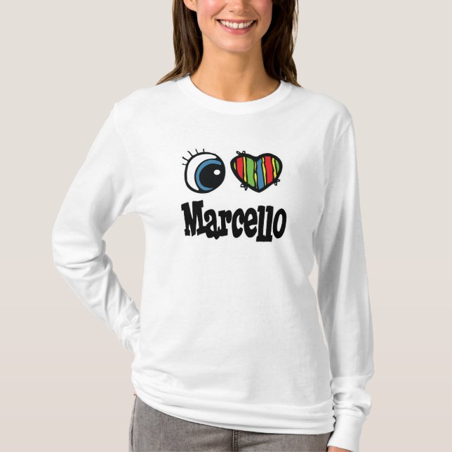 T-shirt I Heart (Love) Marcello (Devant)
