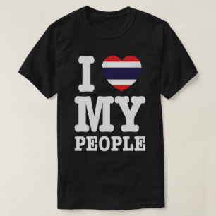 T-shirt I Heart (Love) My Thai People