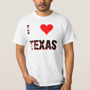 T-shirt I Heart (Love) Texas