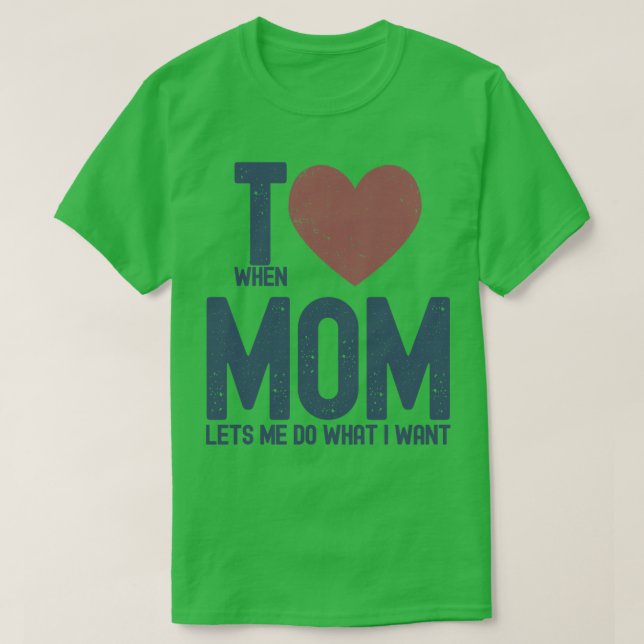 T-shirt I Heart Maman (Design devant)