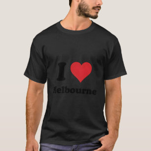 T-shirt I Heart Melbourne Love Australia Aussie