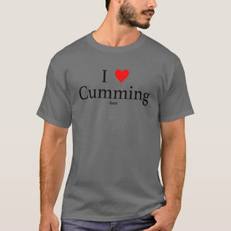 T-shirt I Heart ming Iowa surdimensionné