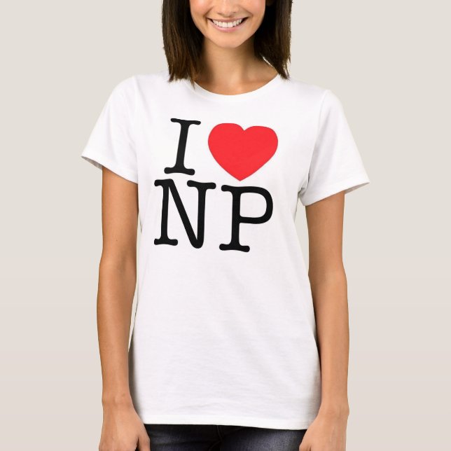 T-SHIRT I *HEART* NP (Devant)
