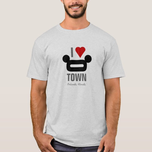T-shirt I {heart} O TOWN (Devant)
