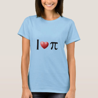 T-shirt I heart pi