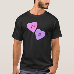T-shirt I Heart Pi Candy Coeurs