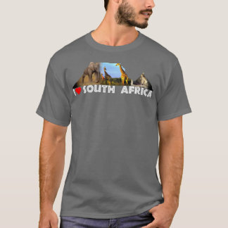 T-shirt I Heart South Africa Table Mountain Collage