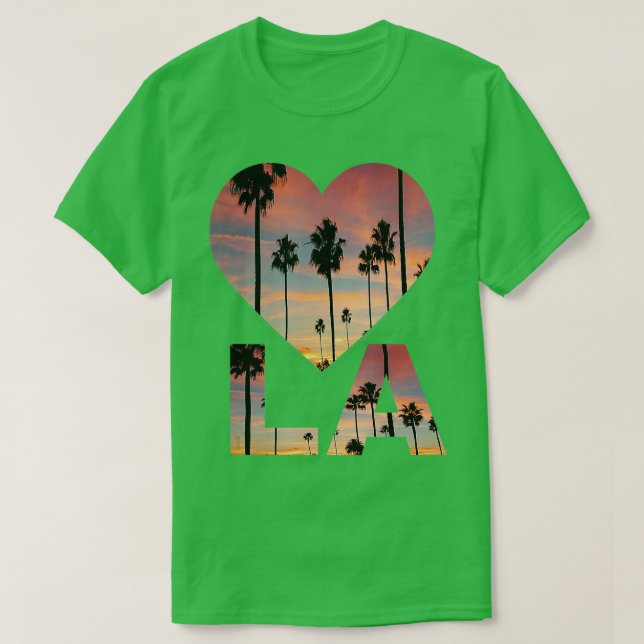 T-shirt I Heart The I Love LA Souvenir Los Angeles Califo (Design devant)