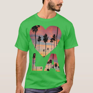 T-shirt I Heart The I Love LA Souvenir Los Angeles Califo
