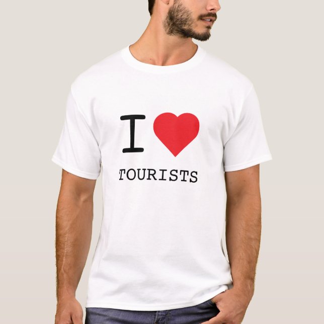 T-shirt I Heart Tourist (Devant)