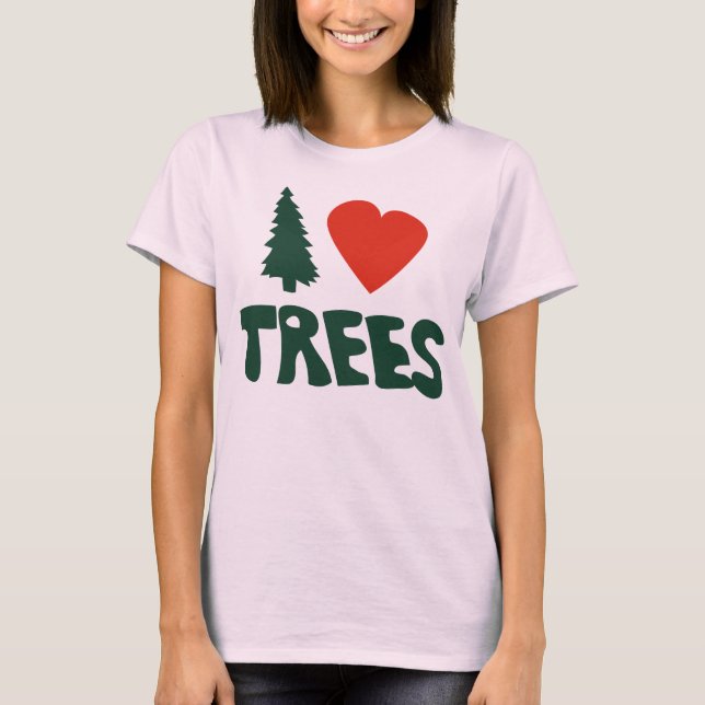 T-shirt I Heart Trees (Devant)