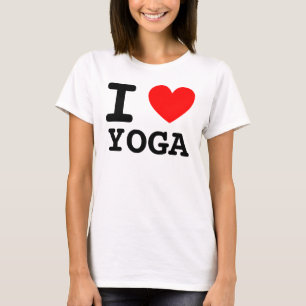 T-shirt I Heart YOGA Chemise