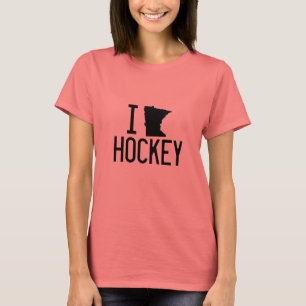 T-shirt I hockey de manganèse