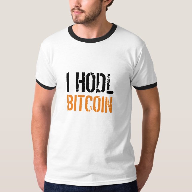 T-shirt I HODL Bitcoin (Devant)