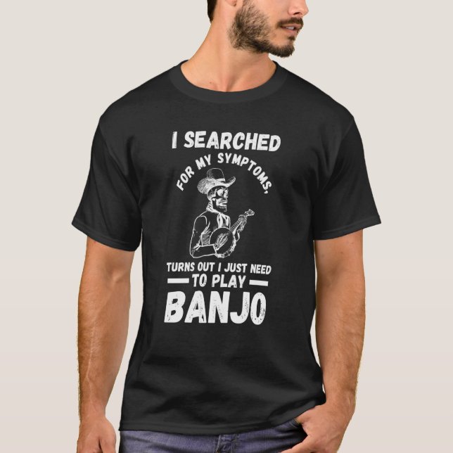 T-shirt I just need to play Banjo Banjo (Devant)