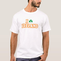 T-Shirt "I [KLEEBLATT] IRLAND"